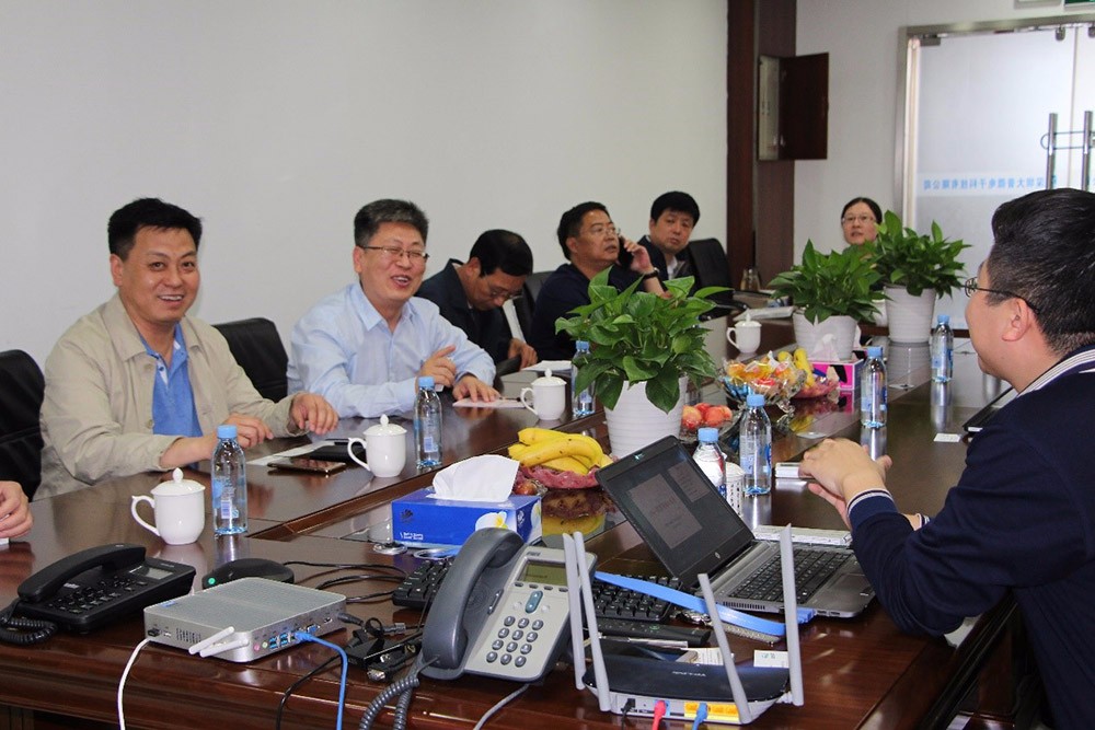 河北省石家庄市栾城区考察团领导莅临大普微